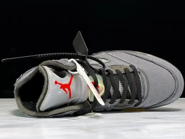 Air Jordan x Off-White CT8480-001 5 Black 0701